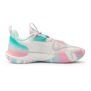 WOMEN'S BASKETBALL MATCH SHOES-TAICHI- BIG TRIANGLE 4.0-WHITE/PINK/GREEN