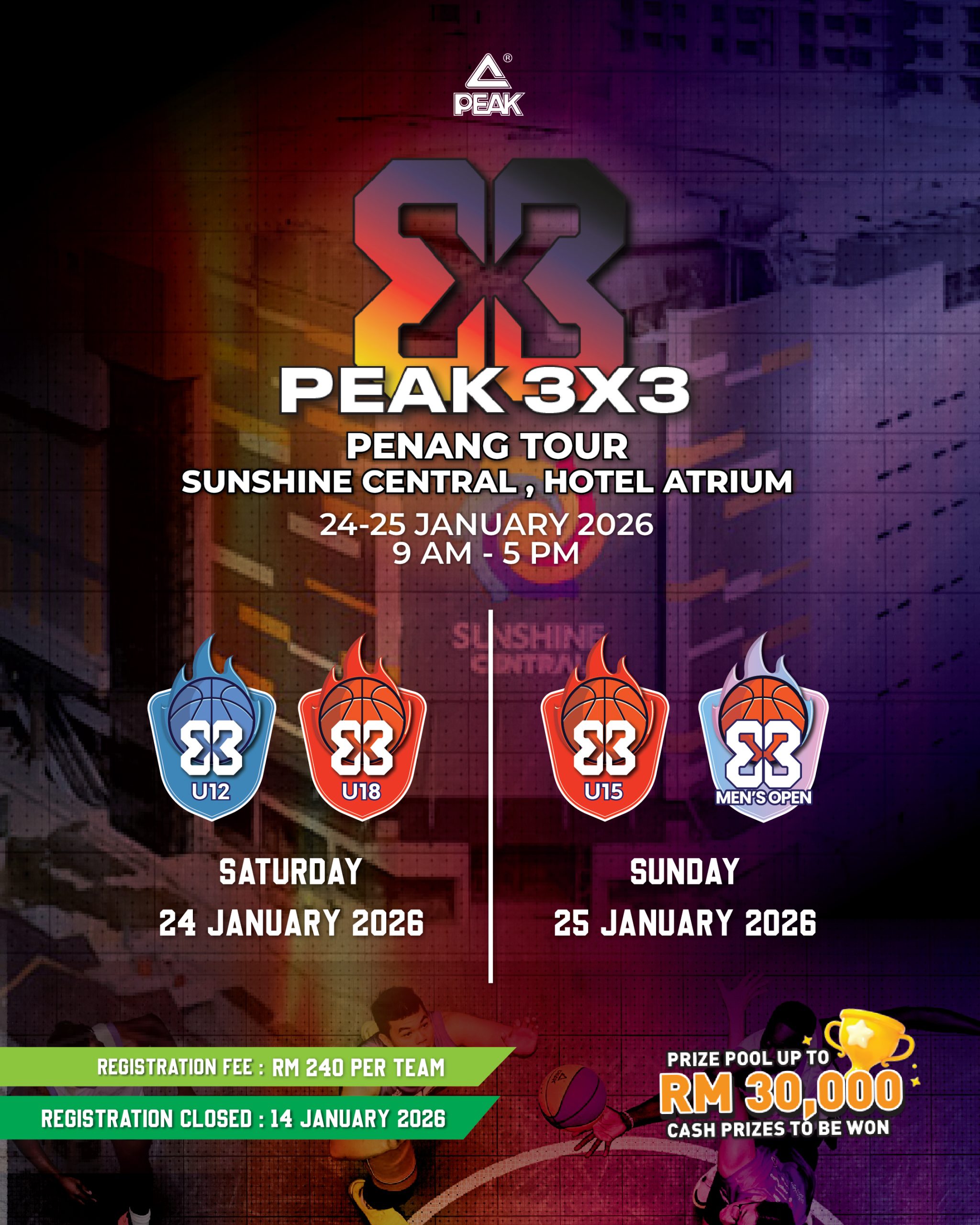 PEAK 3X3 PENANG TOUR